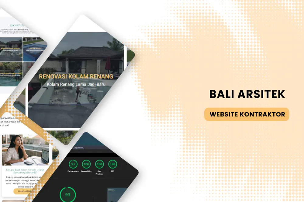 jasa pembuatan website kontraktor di bali