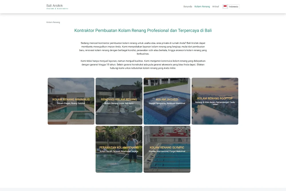 halaman kolam renang